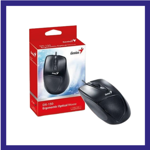 Mouse Óptico Genius ergonomico DX-150X - Image 2