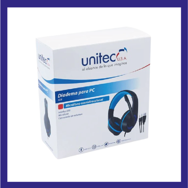 Diadema para PC Unitec 028 - Image 2
